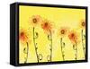 Sunny Sunflowers-Bee Sturgis-Framed Stretched Canvas