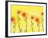 Sunny Sunflowers-Bee Sturgis-Framed Art Print