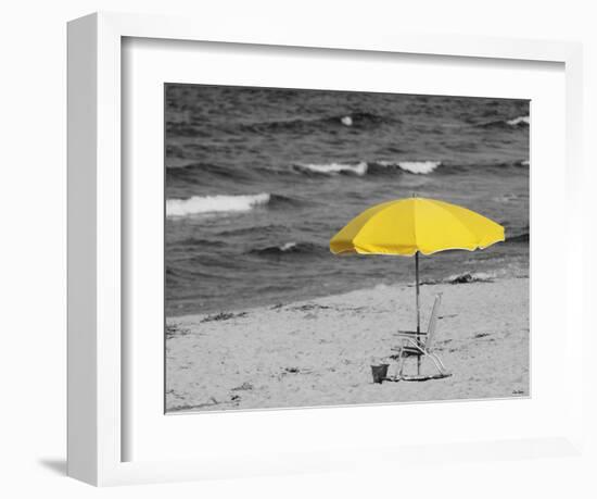 Sunny Umbrella-Eve Turek-Framed Art Print
