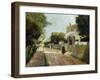 Sunny Village Street; Rue De Village Ensoleillee-Victor Charreton-Framed Giclee Print