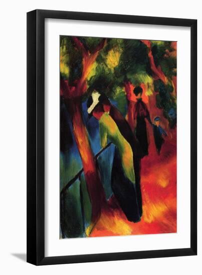 Sunny Way-Auguste Macke-Framed Art Print