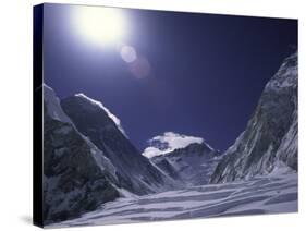 Sunny Western Comb, Nepal-Michael Brown-Stretched Canvas