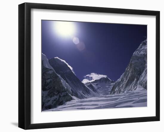 Sunny Western Comb, Nepal-Michael Brown-Framed Premium Photographic Print