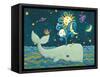 Sunny Whale-Viv Eisner-Framed Stretched Canvas