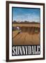 Sunnydale Retro Travel-null-Framed Art Print