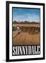 Sunnydale Retro Travel-null-Framed Art Print