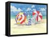 Sunnyside Beach-Paul Brent-Framed Stretched Canvas