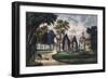 Sunnyside, on the Hudson-Currier & Ives-Framed Giclee Print