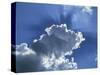 Sunrays around Cloud-Rainford Roy-Stretched Canvas