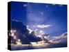 Sunrays Burst Through the Clouds-Janis Miglavs-Stretched Canvas