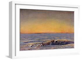 'Sunrise', 1896-Bruno Liljefors-Framed Giclee Print