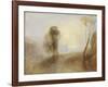 Sunrise, a Castle on a Bay: 'Solitude'-J. M. W. Turner-Framed Giclee Print