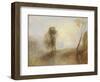 Sunrise, a Castle on a Bay: 'Solitude'-J. M. W. Turner-Framed Giclee Print