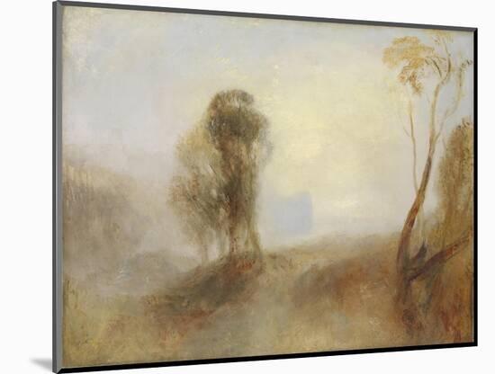 Sunrise, a Castle on a Bay: 'Solitude'-J. M. W. Turner-Mounted Giclee Print