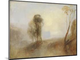 Sunrise, a Castle on a Bay: 'Solitude'-J. M. W. Turner-Mounted Giclee Print