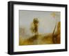 Sunrise: a castle on a bay-Joseph Mallord William Turner-Framed Giclee Print