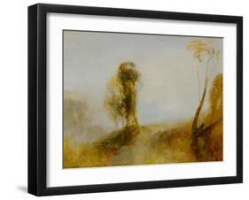 Sunrise: a castle on a bay-Joseph Mallord William Turner-Framed Giclee Print