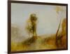 Sunrise: a castle on a bay-Joseph Mallord William Turner-Framed Giclee Print