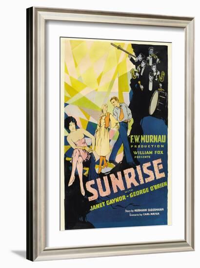 Sunrise: a Song of Two Humans, 1927-null-Framed Giclee Print