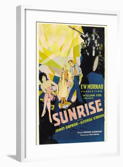 Sunrise: a Song of Two Humans, 1927-null-Framed Giclee Print