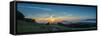 Sunrise About Woodlands-Jorg Simanowski-Framed Stretched Canvas