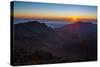 Sunrise Above Haleakala National Park, Maui, Hawaii, United States of America, Pacific-Michael Runkel-Stretched Canvas