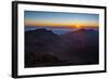 Sunrise Above Haleakala National Park, Maui, Hawaii, United States of America, Pacific-Michael Runkel-Framed Photographic Print