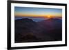 Sunrise Above Haleakala National Park, Maui, Hawaii, United States of America, Pacific-Michael Runkel-Framed Photographic Print