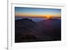 Sunrise Above Haleakala National Park, Maui, Hawaii, United States of America, Pacific-Michael Runkel-Framed Photographic Print