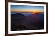 Sunrise Above Haleakala National Park, Maui, Hawaii, United States of America, Pacific-Michael Runkel-Framed Photographic Print