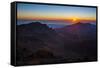 Sunrise Above Haleakala National Park, Maui, Hawaii, United States of America, Pacific-Michael Runkel-Framed Stretched Canvas