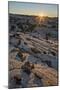 Sunrise Above Navajo Sandstone and Lava Chunks-James Hager-Mounted Photographic Print