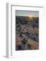 Sunrise Above Navajo Sandstone and Lava Chunks-James Hager-Framed Photographic Print