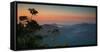 Sunrise Above Serra Do Mar State Park in Sao Paulo State, Brazil-Alex Saberi-Framed Stretched Canvas