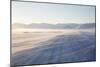 Sunrise, Adventdalen Valley Ice Road, Longyearbyen-Stephen Studd-Mounted Photographic Print