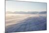 Sunrise, Adventdalen Valley Ice Road, Longyearbyen-Stephen Studd-Mounted Photographic Print