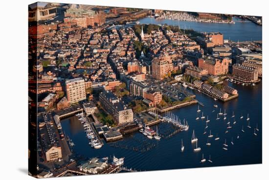 Sunrise Aerials of Boston and New England-Joseph Sohm-Stretched Canvas