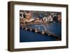 Sunrise Aerials of Boston, Cambridge and Charles River in New England-Joseph Sohm-Framed Photographic Print