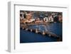 Sunrise Aerials of Boston, Cambridge and Charles River in New England-Joseph Sohm-Framed Photographic Print