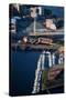 Sunrise Aerials of Boston Skyline and New England-Joseph Sohm-Stretched Canvas