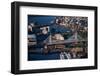 Sunrise Aerials of Boston Skyline and New England-Joseph Sohm-Framed Photographic Print