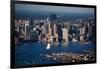 Sunrise Aerials of Boston Skyline and New England-Joseph Sohm-Framed Photographic Print