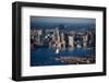 Sunrise Aerials of Boston Skyline and New England-Joseph Sohm-Framed Photographic Print