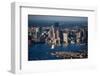 Sunrise Aerials of Boston Skyline and New England-Joseph Sohm-Framed Photographic Print