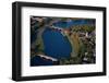 Sunrise Aerials of Charles River, of Cambridge, Boston and New England-Joseph Sohm-Framed Photographic Print