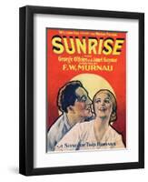 SUNRISE (aka SUNRISE: A SONG OF TWO HUMANS); from left: George O'Brien-null-Framed Art Print