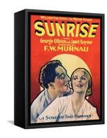 SUNRISE (aka SUNRISE: A SONG OF TWO HUMANS); from left: George O'Brien-null-Framed Stretched Canvas