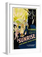 Sunrise, (Aka 'sunrise: a Song of Two Humans'); in Foreground, 1927-null-Framed Art Print