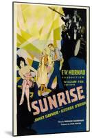 Sunrise, (Aka 'sunrise: a Song of Two Humans'); in Foreground, 1927-null-Mounted Art Print