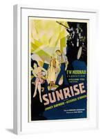 SUNRISE (aka 'SUNRISE: A SONG OF TWO HUMANS'); in foreground-null-Framed Art Print